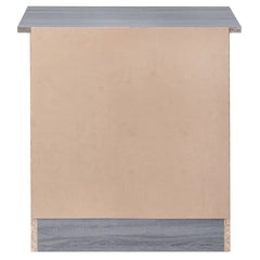 Gray Isik 23'' Tall 1 - Drawer Nightstand Perfect for Bedside