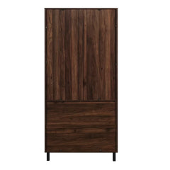 Dark Walnut Isla 30.5'' Wide China Cabinet Perfect for Displaying your Favorite Dishware