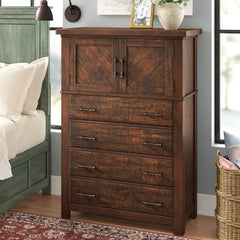 Ismay 4 Drawer 38'' W Combo Dresser Introduce Essential Storage and Traditional Style