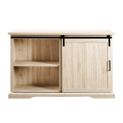 Birch Isra 56'' Wide 3 Drawer Sideboard Slatted Accents and Metal Detailing