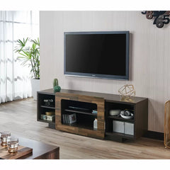 Itzhak TV Stand for TVs up to 70" Six Open Shelves with Cable Management