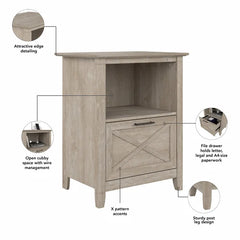 Jahvel 23.7'' Wide 1 Drawer Vertical Filing Cabinet Indoor Aesthetically Design