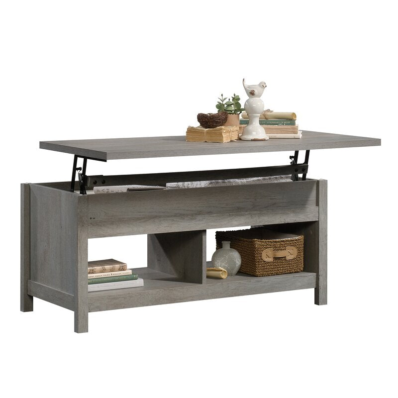Mystic Oak Mccaslin Lift Top 4 legs Coffee Table with Storage Classic New Look