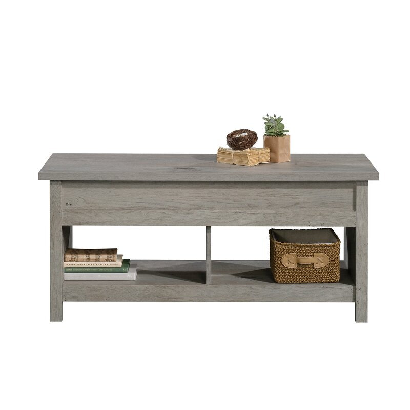 Mystic Oak Mccaslin Lift Top 4 legs Coffee Table with Storage Classic New Look