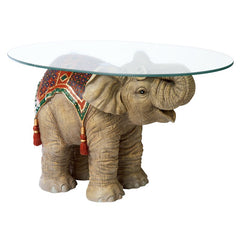 Figurine 1 Coffee Table Elephant Statue Lends An Exotic Sense of Adventure To Any Well-Appointed Room