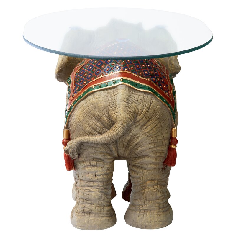 Figurine 1 Coffee Table Elephant Statue Lends An Exotic Sense of Adventure To Any Well-Appointed Room
