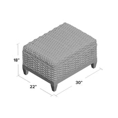 Jamel 30'' Wide Rectangle Storage Ottoman with Storage