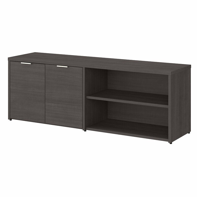 Storm Gray Jamestown 4 Shelf Filing Credenza any Modern Professional Office