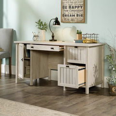 Chalked Chestnut Desk Perfect for your Home Office with Cable Management