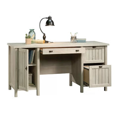Chalked Chestnut Desk Perfect for your Home Office with Cable Management