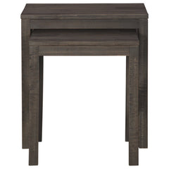 Janicki 24'' Tall Solid Wood Nesting Tables Modern Farmhouse Fresh