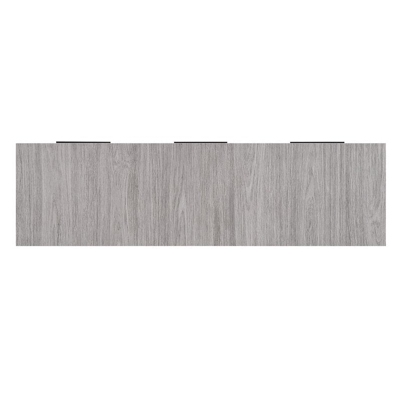 Gray 46.8'' Wide Sideboard Rectangular Accent Features Two Cabinets, Behind Three Doors, with Six Interior Shelves To Stow Away Extra Home Essentials