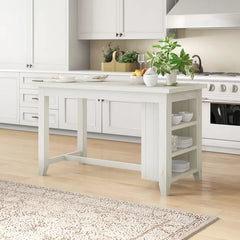 Jarrod 60'' Wide Kitchen Island with Solid Wood Top
