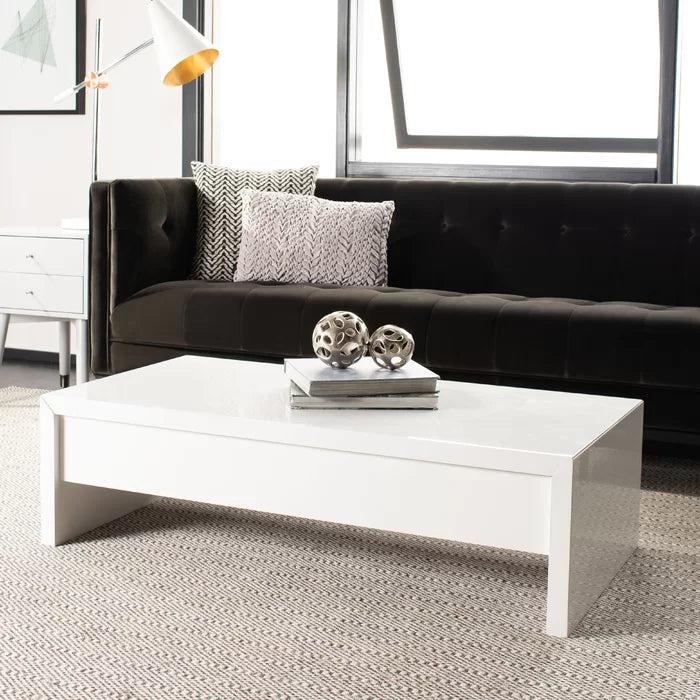 Lift Top Extendable Coffee Table with Storage Manufactured Wood