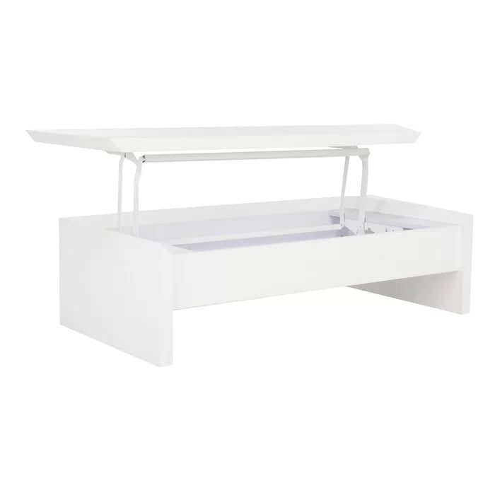 Lift Top Extendable Coffee Table with Storage Manufactured Wood