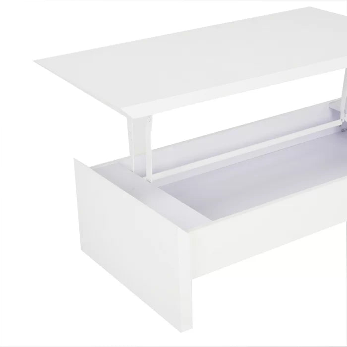 Lift Top Extendable Coffee Table with Storage Manufactured Wood