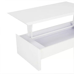 Lift Top Extendable Coffee Table with Storage Manufactured Wood