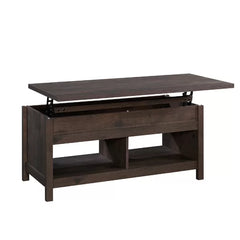 Coffee Oak Lift Top 4 legs Coffee Table with Storage
