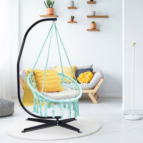1 Person Porch Swing Relax and Rejuvenate with this Hammock Chair in your Home or Backyard