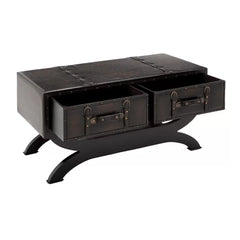 Jelks Cross Legs Coffee Table Perfect for Living Room with Plenty Storage Space