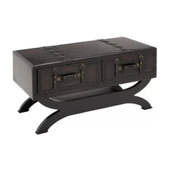 Jelks Cross Legs Coffee Table Perfect for Living Room with Plenty Storage Space