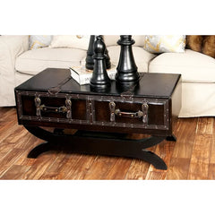 Jelks Cross Legs Coffee Table Perfect for Living Room with Plenty Storage Space
