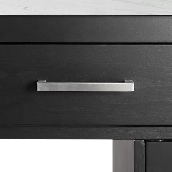 Jelle 42'' Wide Kitchen Island Adjustable and Removable Shelf Style and Smart Storage