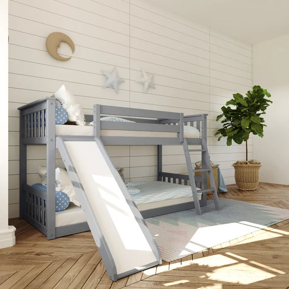 Jeniffer Twin Over Twin Solid Wood Standard Bunk Bed