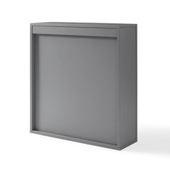 Mount Framed 1 Door Medicine Cabinet with 2 Adjustable Shelves Two Interior Shelves For Keeping All your Essential Toiletries