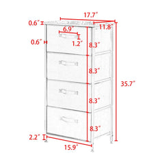 Jessie 4 Drawer 17.71'' W Chest Stylish Intelligent Storage Design