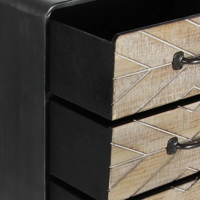 Jez 5 Drawer 16'' W Chest Contemporary Style Add Unique Stylish Storage