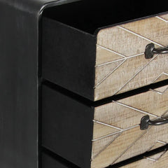 Jez 5 Drawer 16'' W Chest Contemporary Style Add Unique Stylish Storage