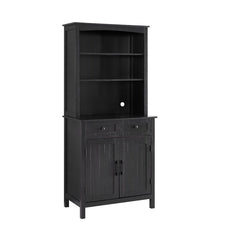 Black Jill Zarin Coffee Station Hutch Beautifully Designed Bar