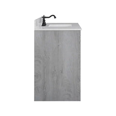 White Wash Jillian 48" Single Bathroom Vanity Set Made from Engineered Wood