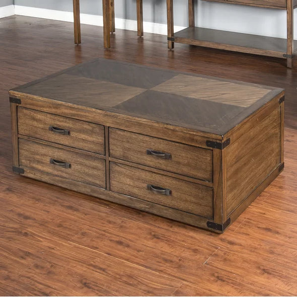 Jolicoeur Solid Coffee Table with Storage Perfect for Organize