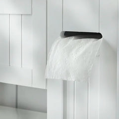 White 34'' W x 38.3'' H x 6.5'' D Over-The-Toilet Storage