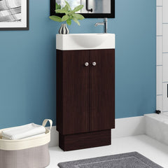 Single Bathroom Vanity Set Perfect for Powder Rooms Or Space-Conscious Bathrooms Spot For Everything From Brushing Your Teeth