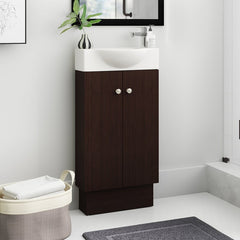 Single Bathroom Vanity Set Perfect for Powder Rooms Or Space-Conscious Bathrooms Spot For Everything From Brushing Your Teeth