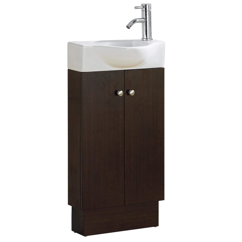 Single Bathroom Vanity Set Perfect for Powder Rooms Or Space-Conscious Bathrooms Spot For Everything From Brushing Your Teeth