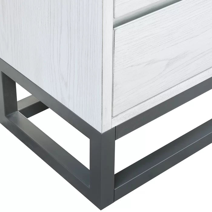 Off White Joshua 6 Drawer 48'' W Dresser Contemporary Style Perfect Organize
