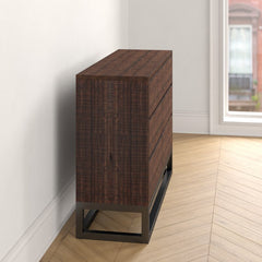 Brown Joshua 6 Drawer 48'' W Veneered Drawer Fronts