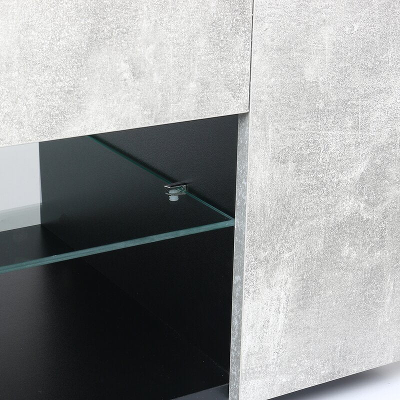 Gray Jowers TV Stand for TVs up to 65" Beautiful Modern Looking