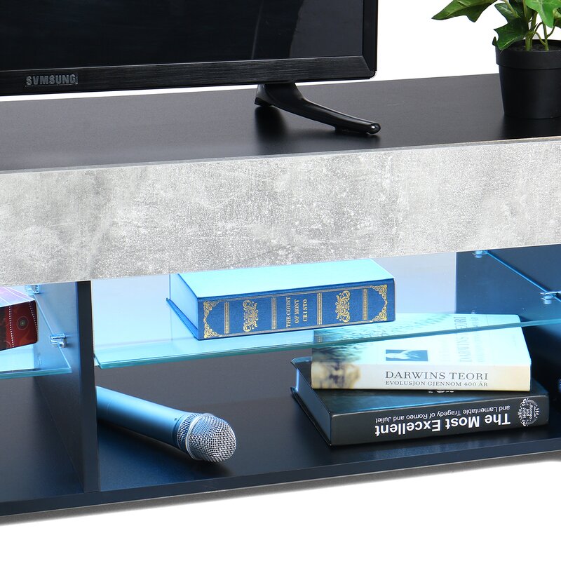 Gray Jowers TV Stand for TVs up to 65" Beautiful Modern Looking