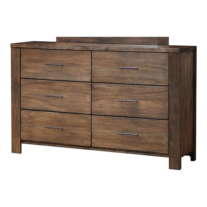 Juhl 6 Drawer 59'' W Double Dresser Featuring an Oak Wood Finish and Plenty