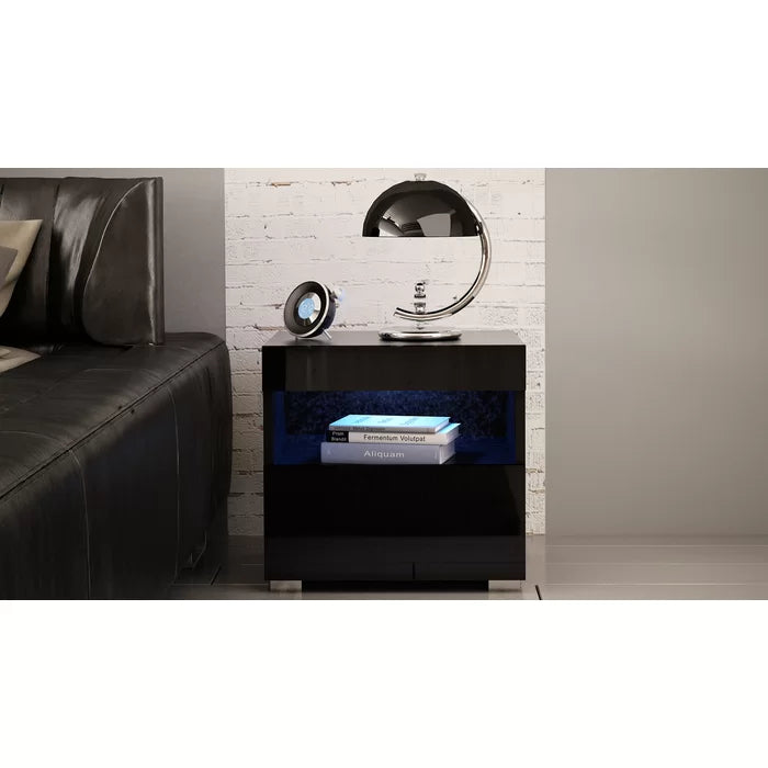 Kailani modern 1 drawer outlet nightstand