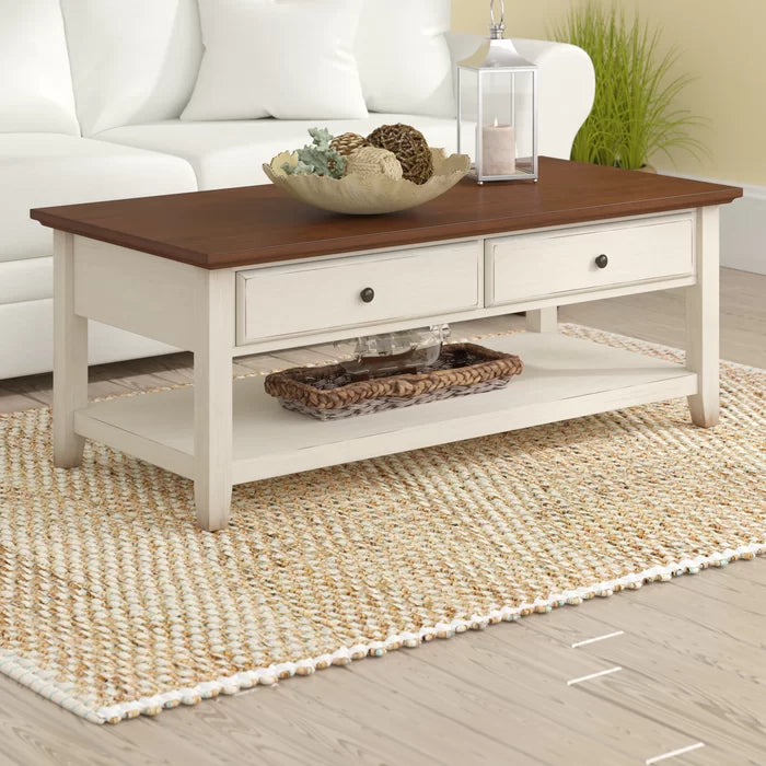 Kapp Coffee Table with Storage Eye Catching Floral Display Indoor Design