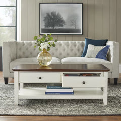 Kapp Coffee Table with Storage Eye Catching Floral Display Indoor Design