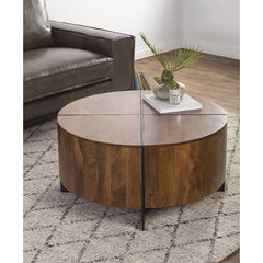 Cross Legs 1 Coffee Table Bring Style With A Rustic Touch To Your Living Room Round Coffee Table
