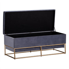Upholstered Flip Top Storage Bench This Storage Bench Brings Glam Style and An Extra Place to Tuck Away Throw Blankets in your Living Room or Bedroom