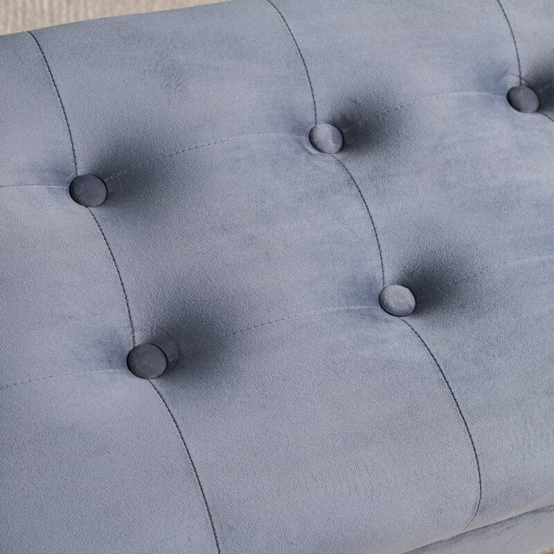 Upholstered Flip Top Storage Bench This Storage Bench Brings Glam Style and An Extra Place to Tuck Away Throw Blankets in your Living Room or Bedroom